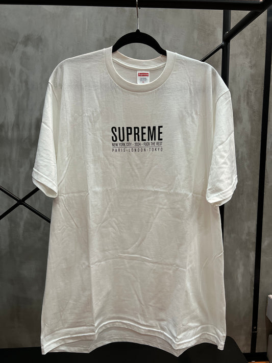 Supreme Fck The Rest White Tee