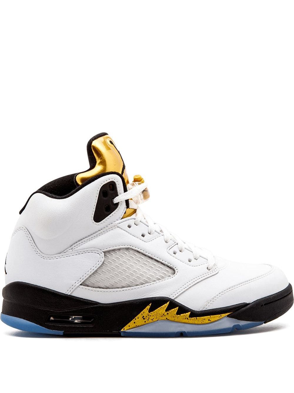 JORDAN 5 BLANCO DORADO