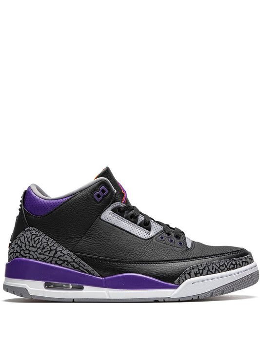 JORDAN 3 BLACK COURT PURPLE