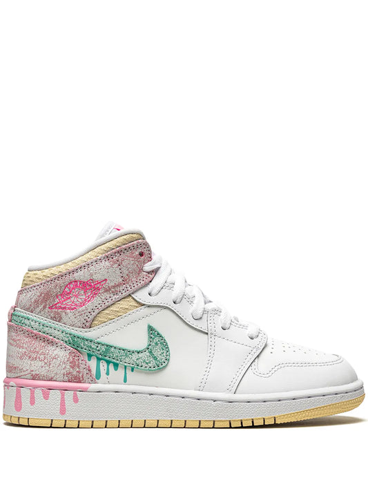 JORDAN 1 MID PAINT DRIP