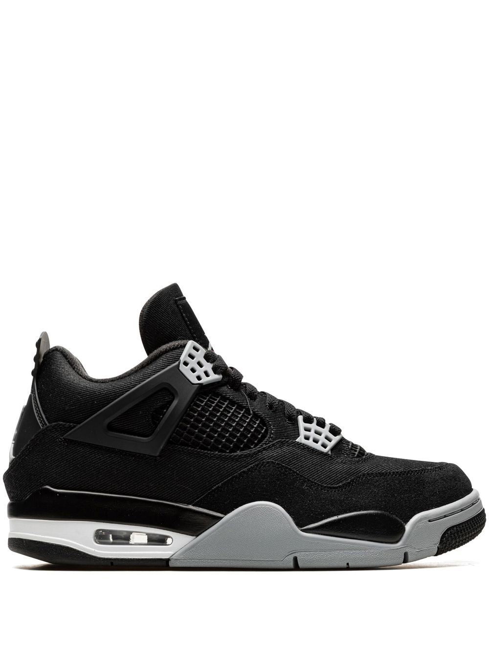 JORDAN 4 BLACK CANVAS