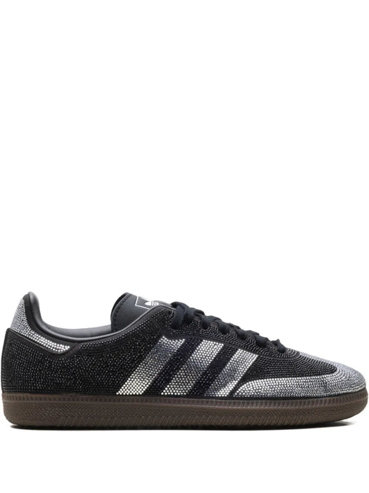 ADIDAS SAMBA BLACK SILVER RHINESTONES