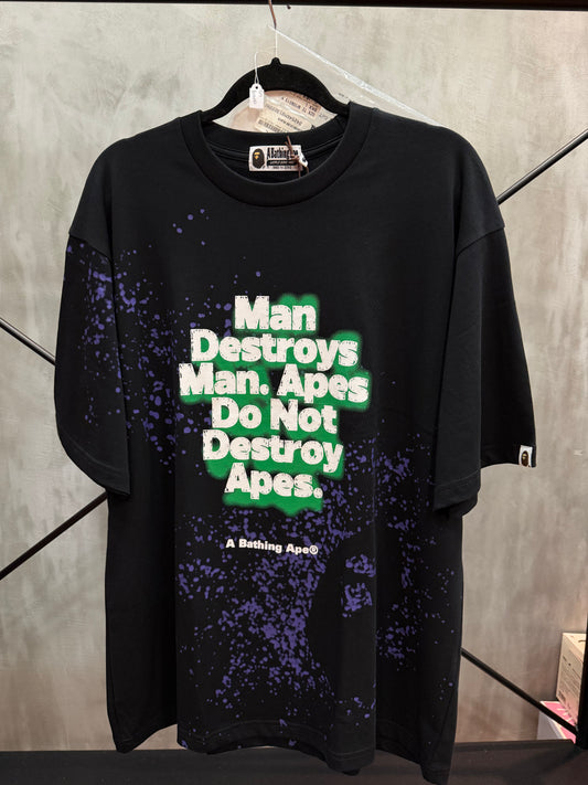 BAPE TEE MAN DESTROYS