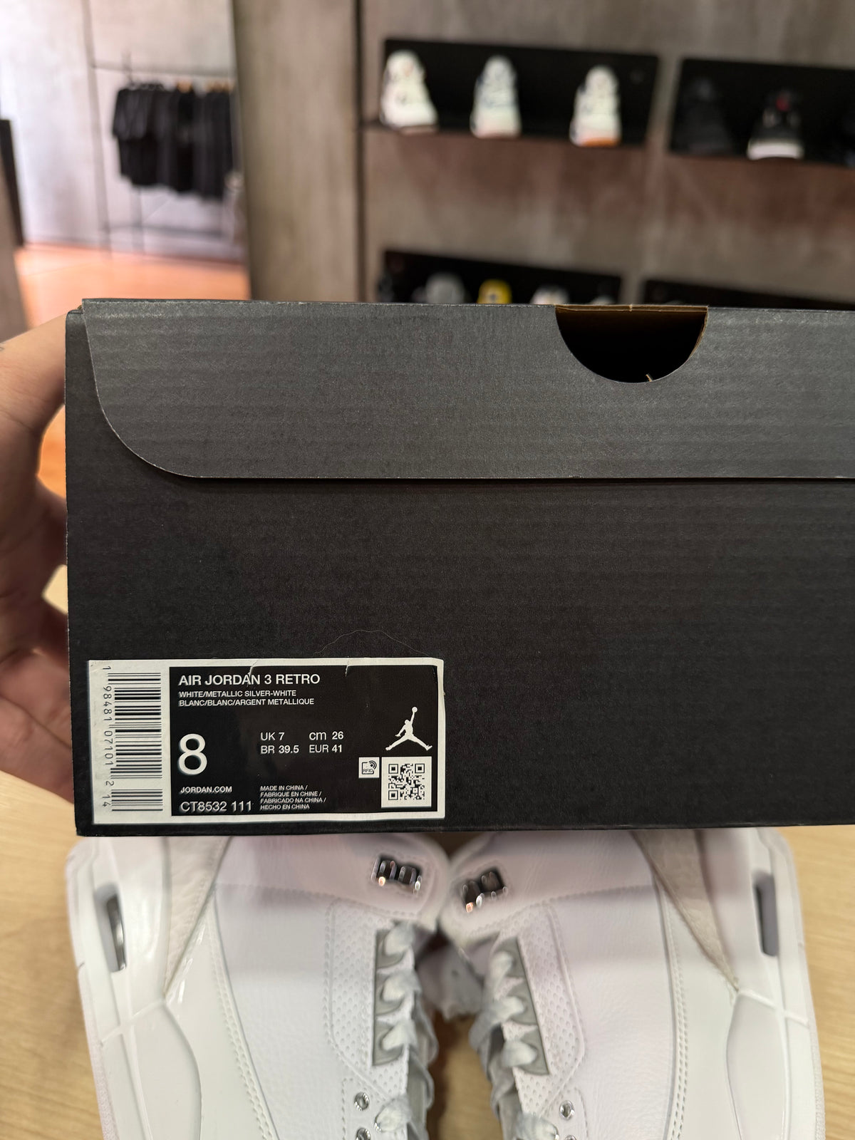 JORDAN 3 PURE MONEY (CAJA DE REPUESTO)