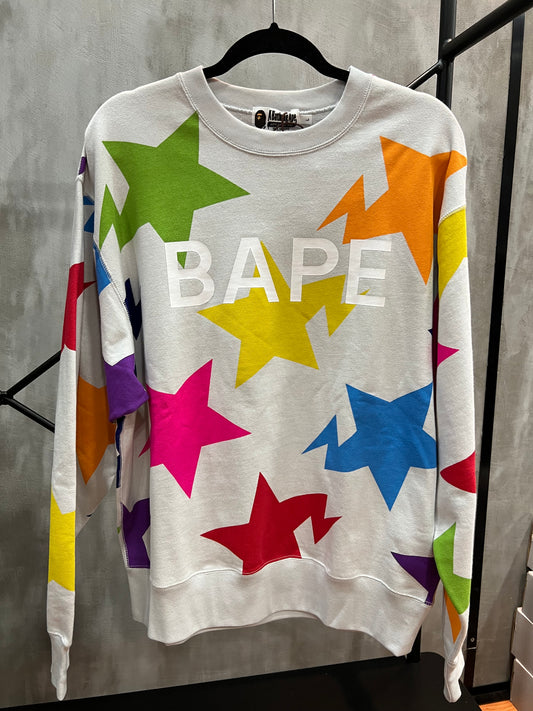 BAPE CREWNECK STARS