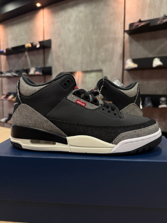 JORDAN 3 x LEVIS BLACK DENIM
