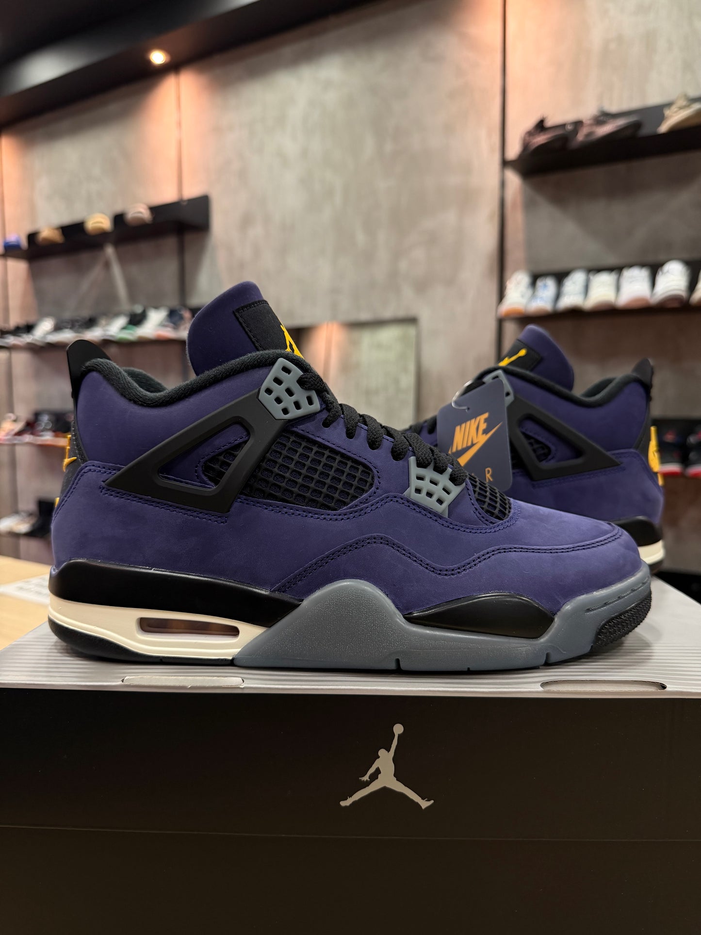 JORDAN 4 LAKERS