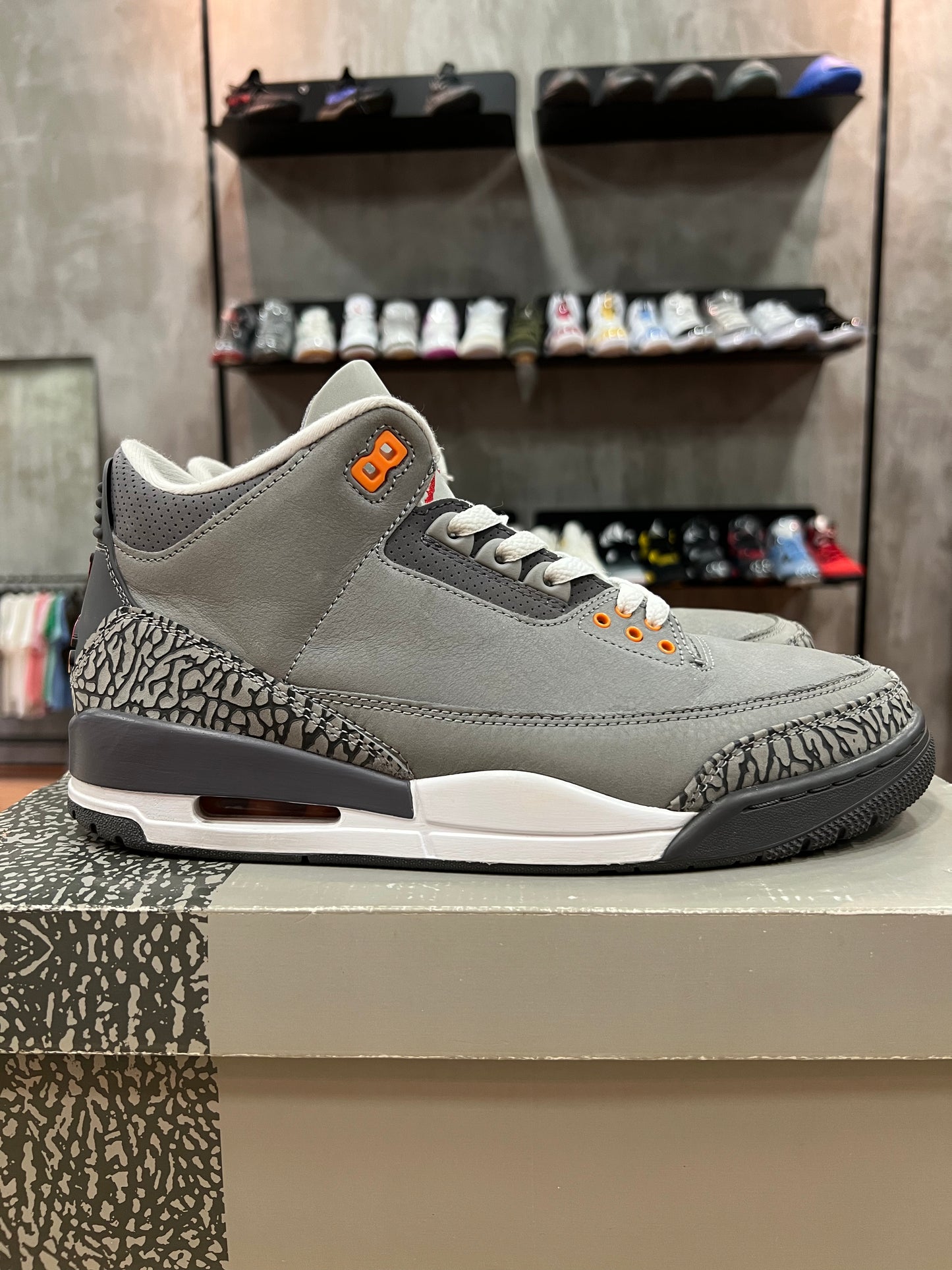 JORDAN 3 COOL GREY (DE USO)