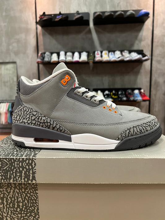 JORDAN 3 COOL GREY (DE USO)