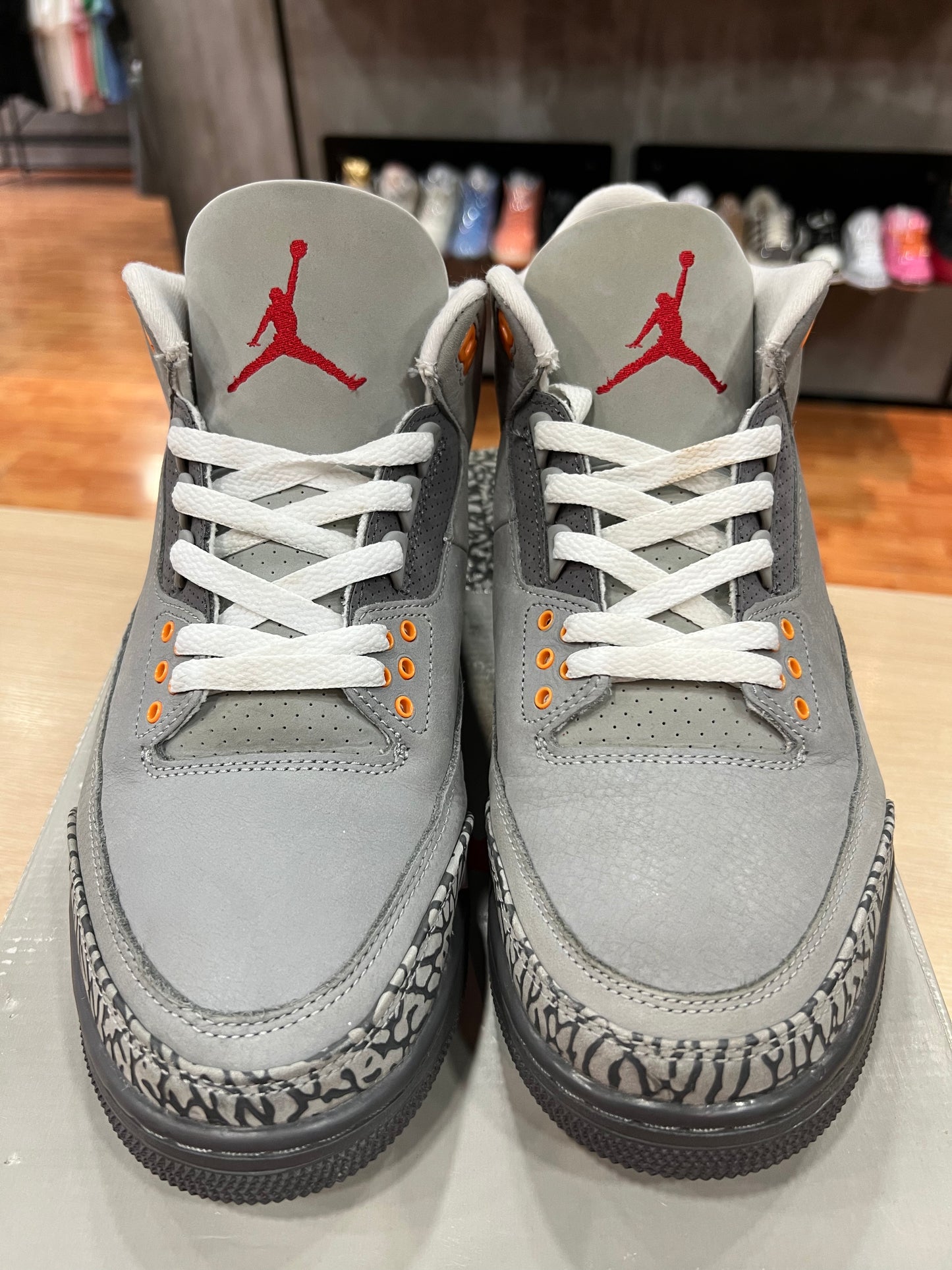 JORDAN 3 COOL GREY (DE USO)