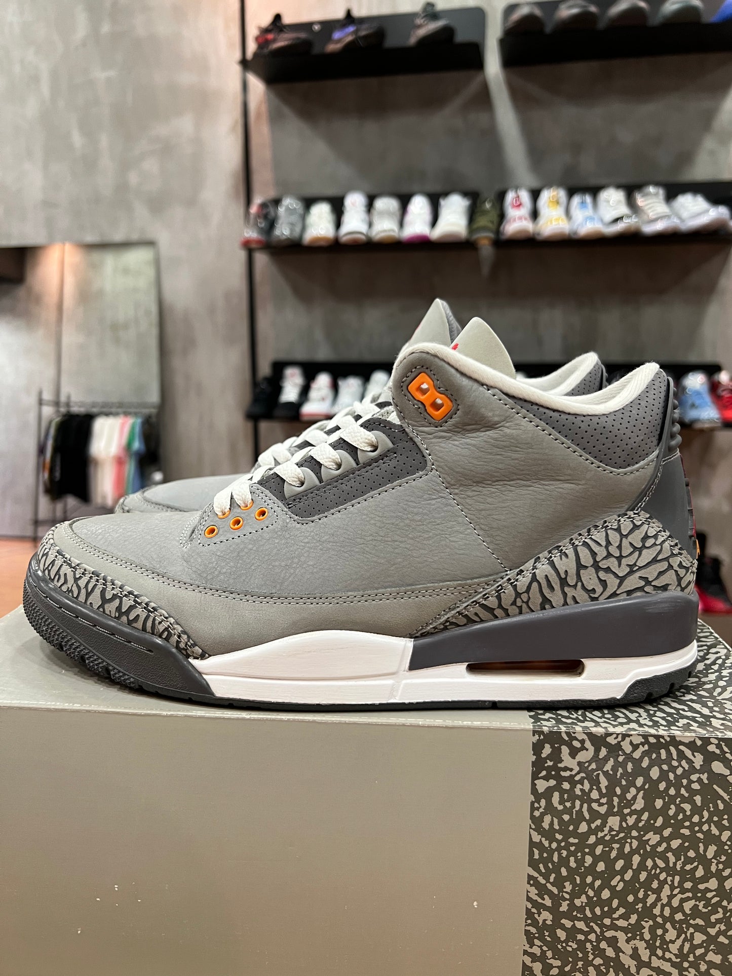 JORDAN 3 COOL GREY (DE USO)