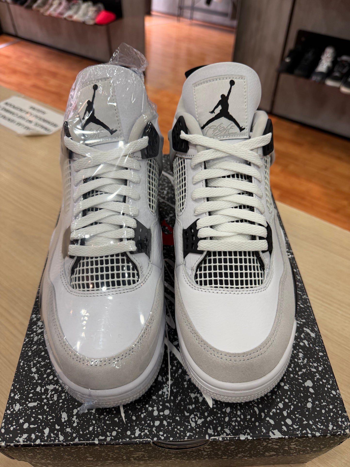JORDAN 4 MILITARY BLACK