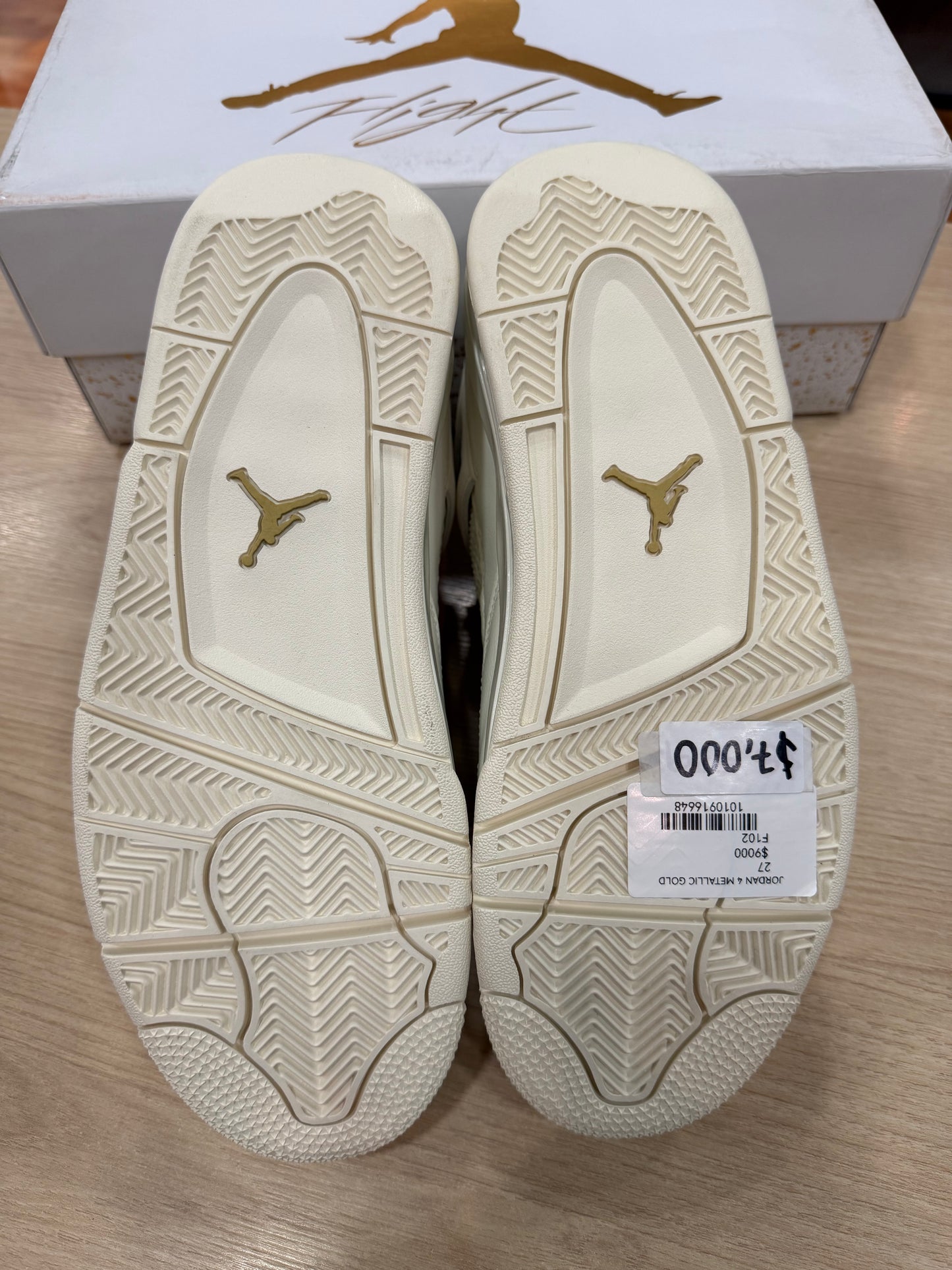 JORDAN 4 METALLIC GOLD