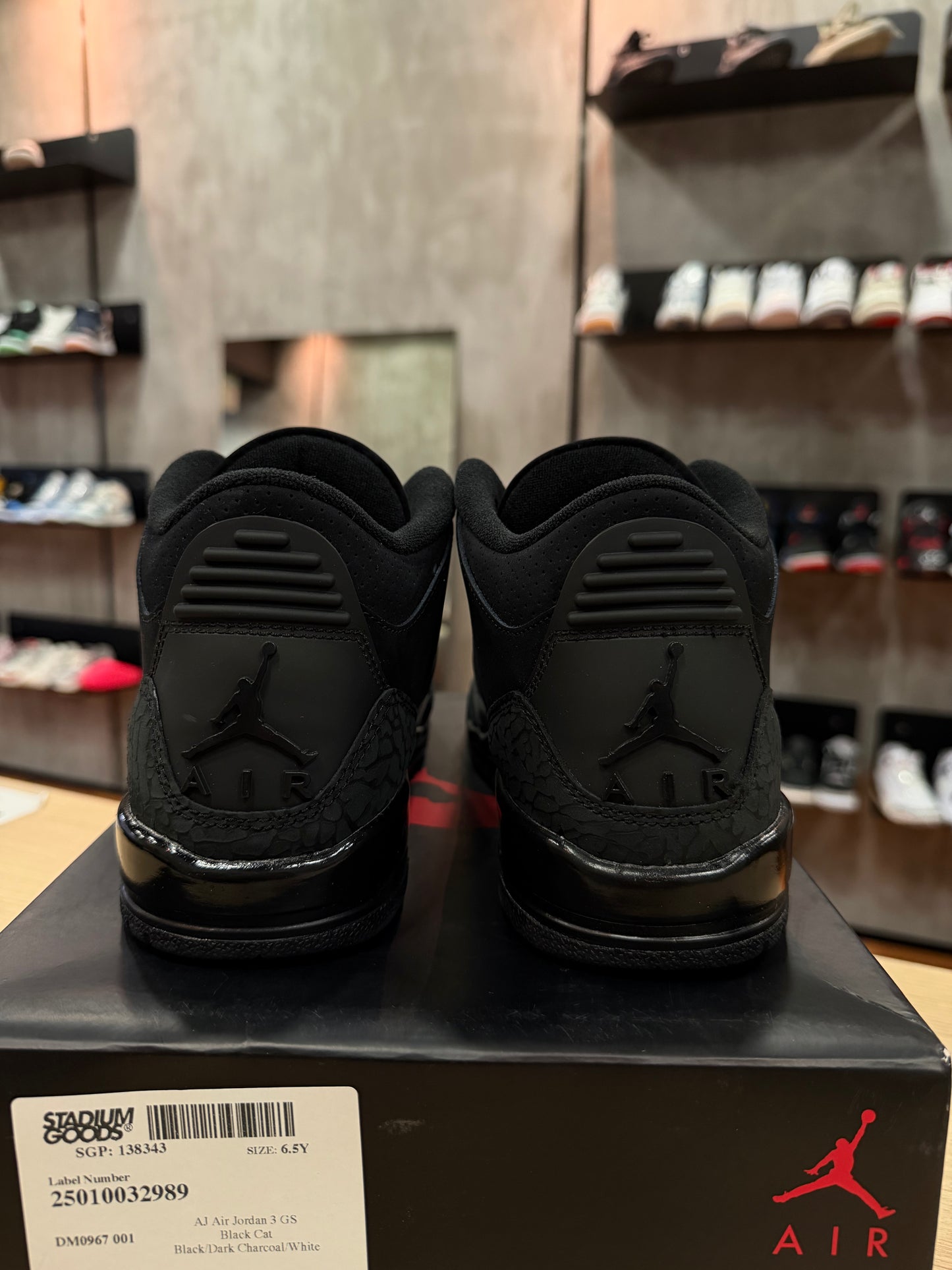 JORDAN 3 BLACK CAT (GS)