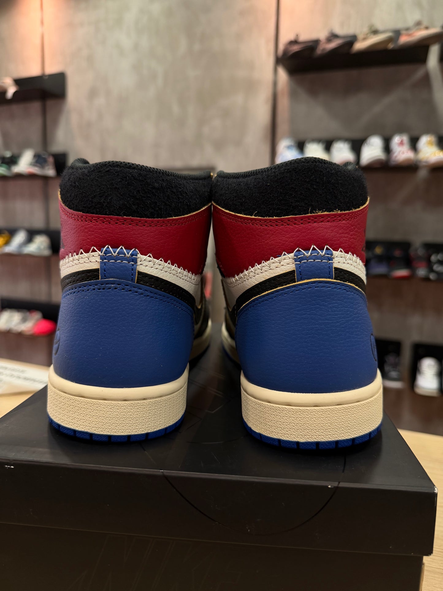 JORDAN 1 HIGH x UNION x FRAGMENT "VARSITY RED"