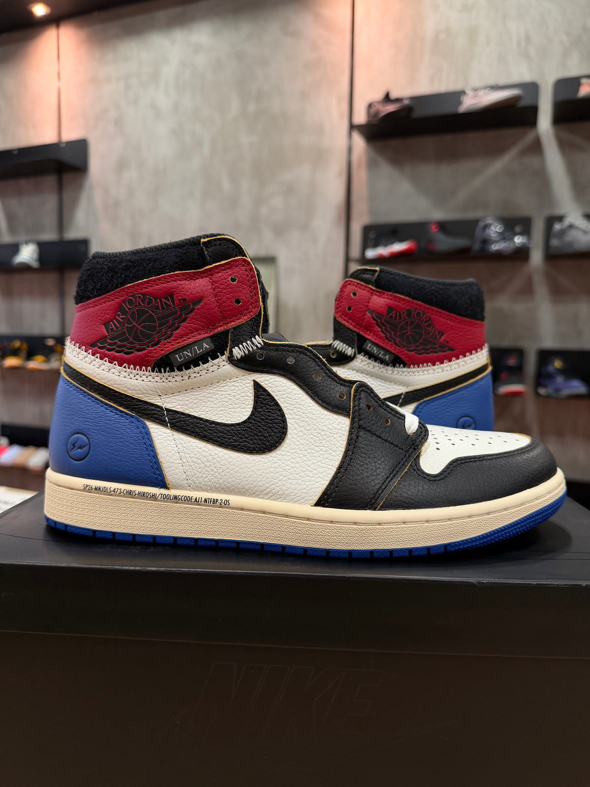 JORDAN 1 HIGH UNION FRAGMENT VARSITY RED