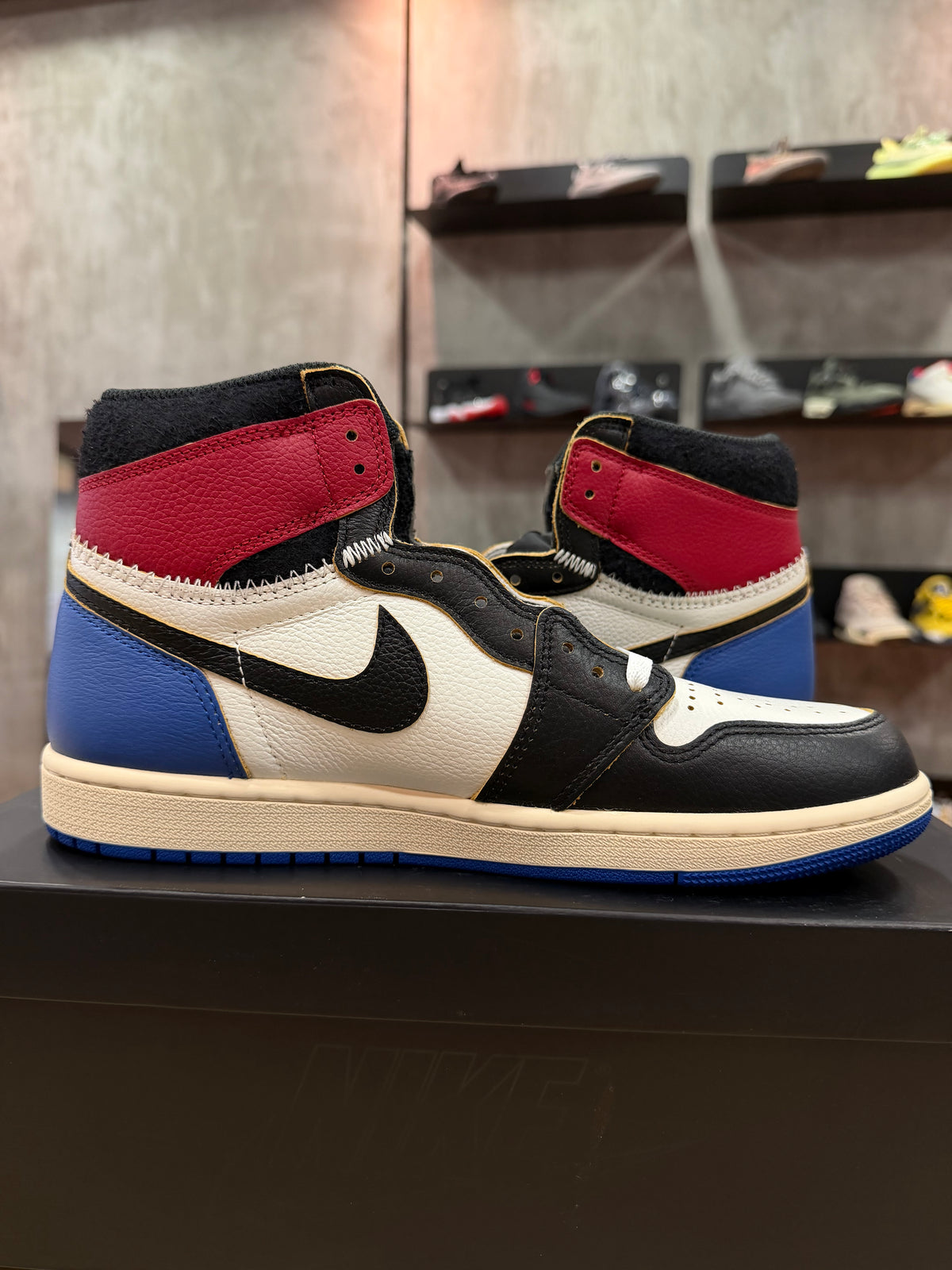 JORDAN 1 HIGH UNION FRAGMENT VARSITY RED