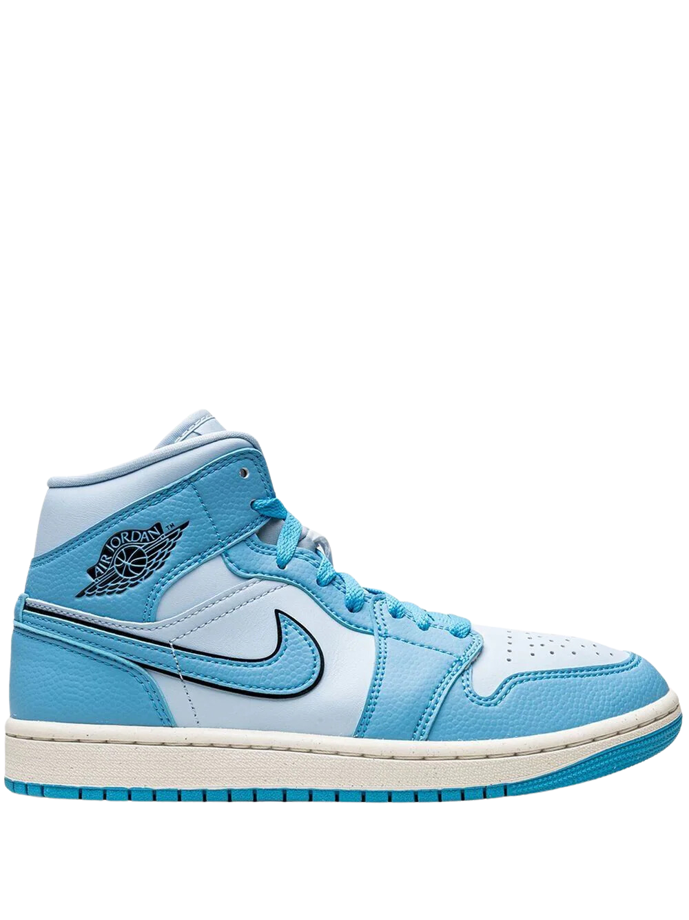 Jordan 1 Mid Ice Blue Pouder