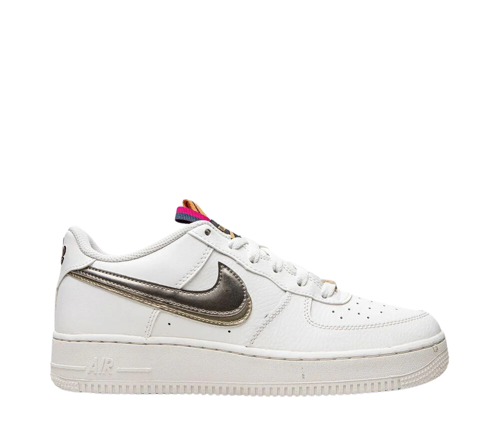 Air Force 1 Low Double Swoosh Silver