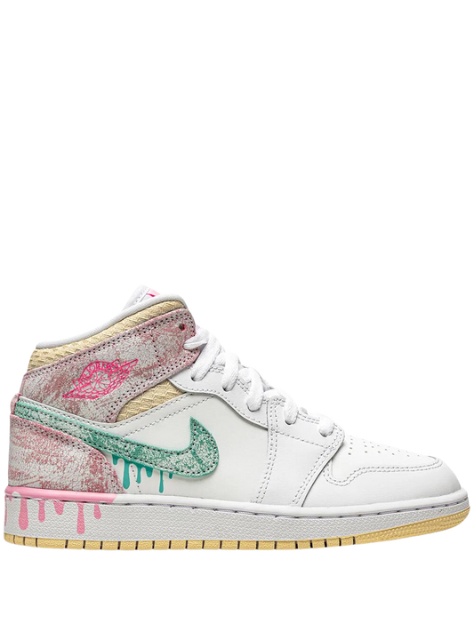 Jordan 1 Mid Paint Drip