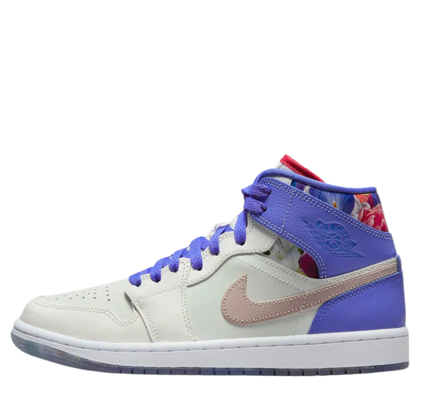 Jordan 1 Mid Valentine's Day Flowers