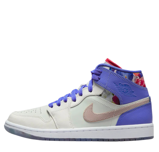 Jordan 1 Mid Valentine's Day Flowers