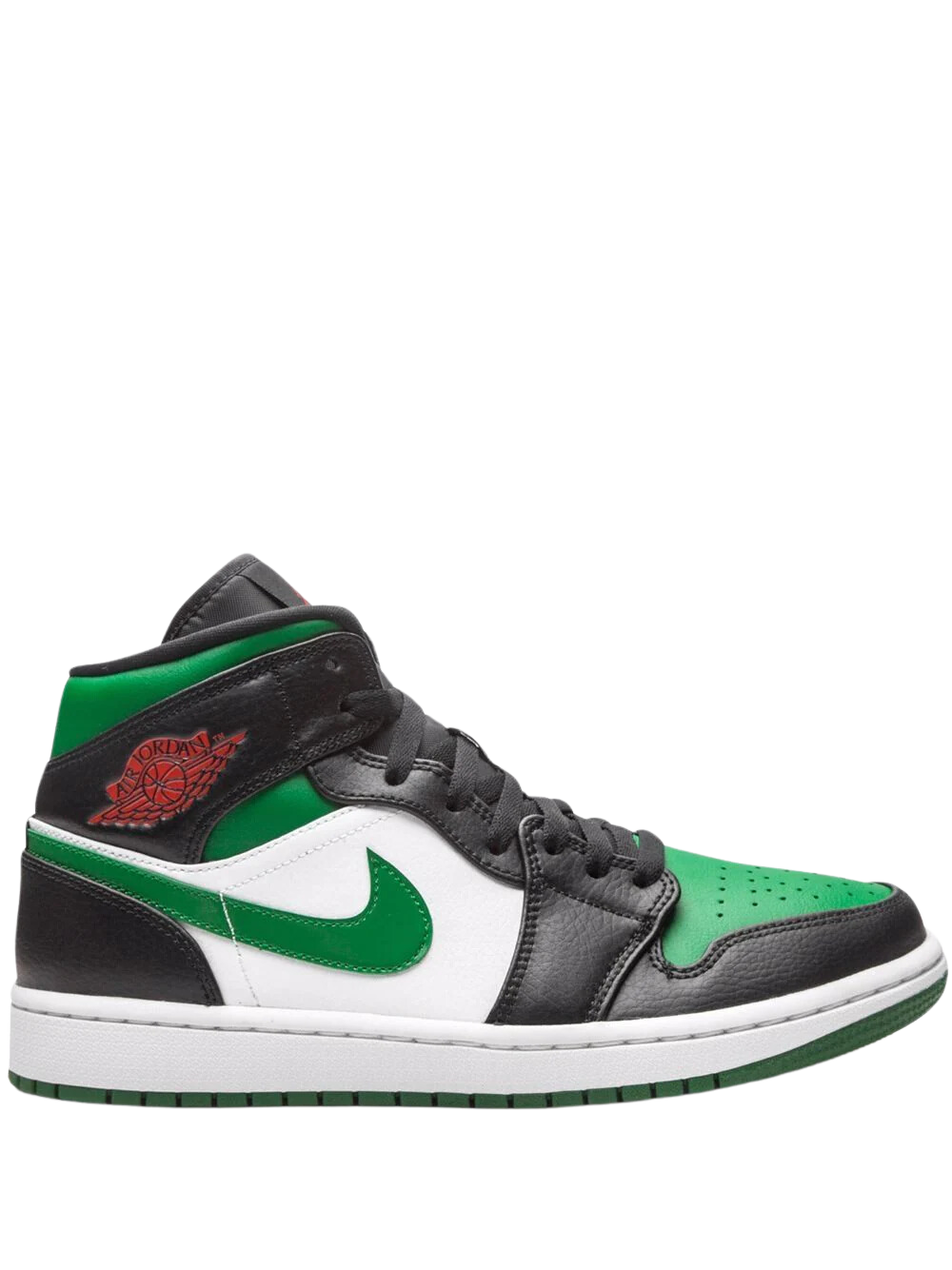 Jordan 1 Mid Green Toe