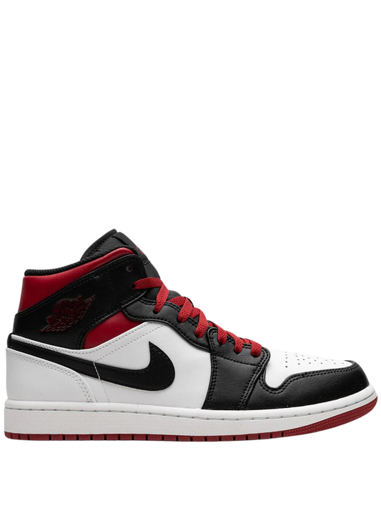 Jordan 1 Mid Gym Red Black Toe