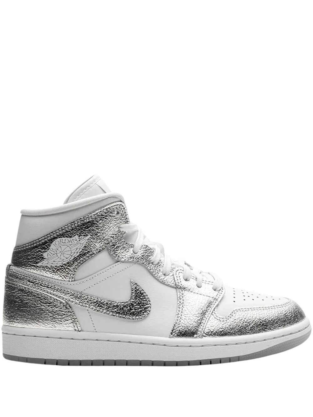 Jordan 1 Mid Metallic Silver