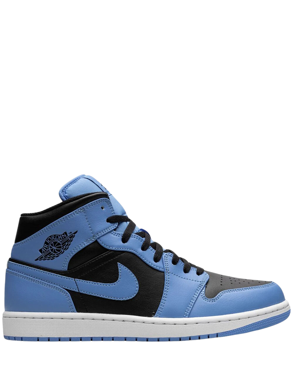 Jordan 1 Mid University Blue Black