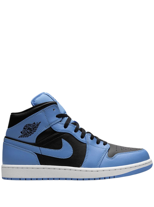 Jordan 1 Mid University Blue Black